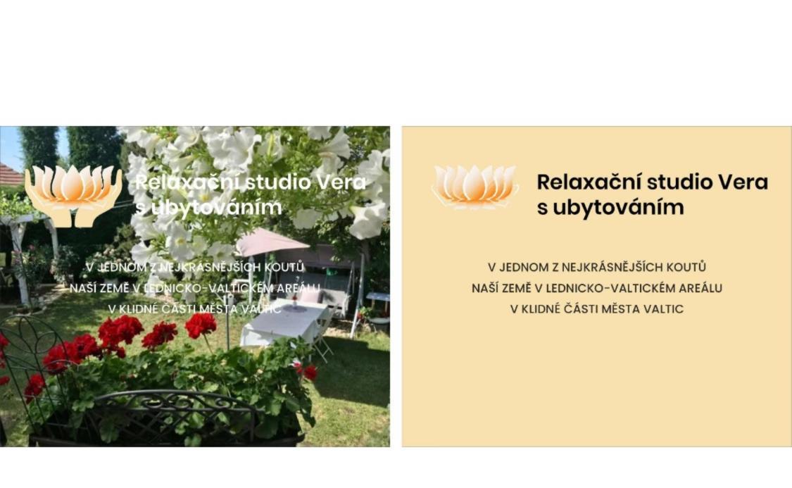 Relaxacni Studio Vera S Ubytovanim Valtice Exterior foto